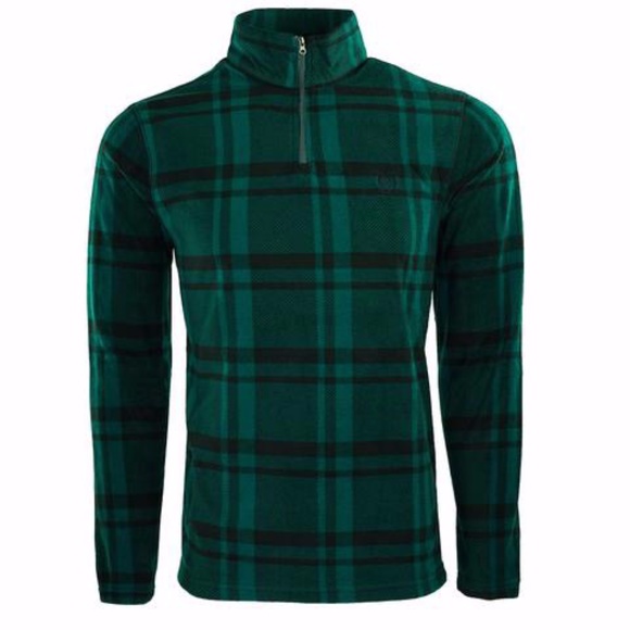 Chaps Golf Other - Chaps Golf Men's Fleece Flannel 1/4 Zip Jacket M